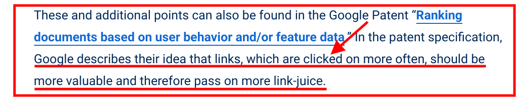 What are internal links google ranking